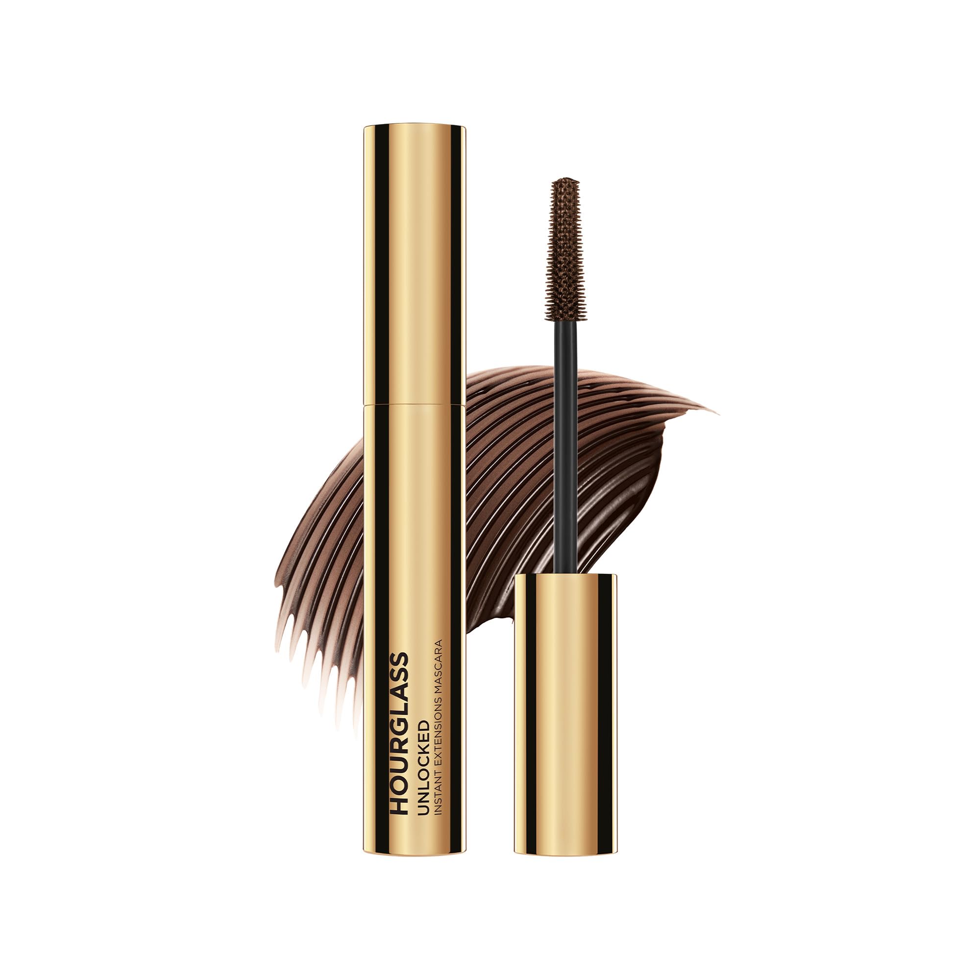 HOURGLASS Unlocked front packaging showing sleek tube and brand for premium appeal