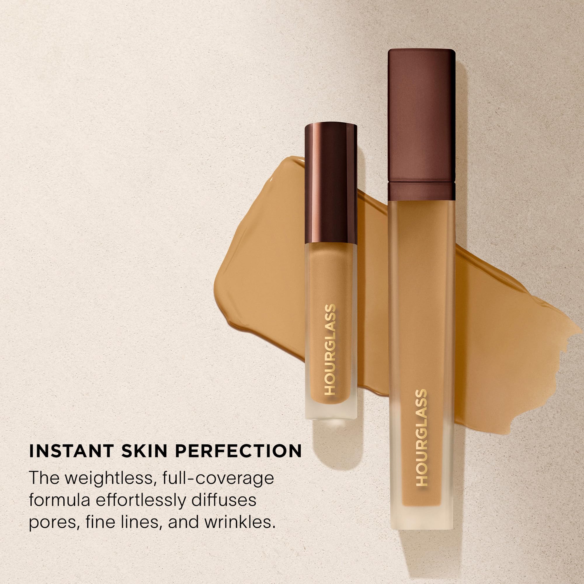 Hourglass Vanish in a makeup bag lifestyle shot for on-the-go confidence
