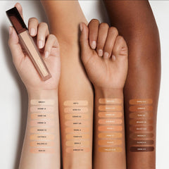 Hourglass Vanish under-eye application illustrating targeted brightening benefit for concealment