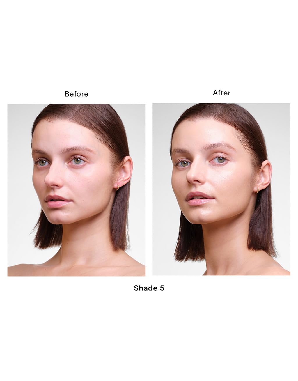 Hourglass Veil applied with fingertips demonstrating easy blendability and glow