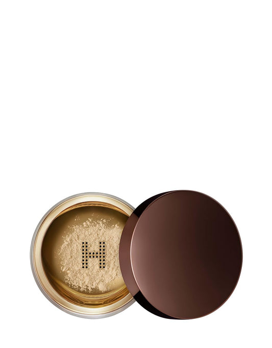 Hourglass Veil gold sifter detail preventing mess and controlling powder amount