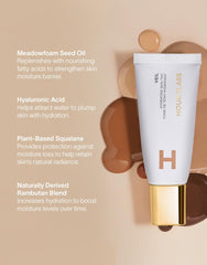 Hourglass Veil pump and bottle showing travel-friendly size