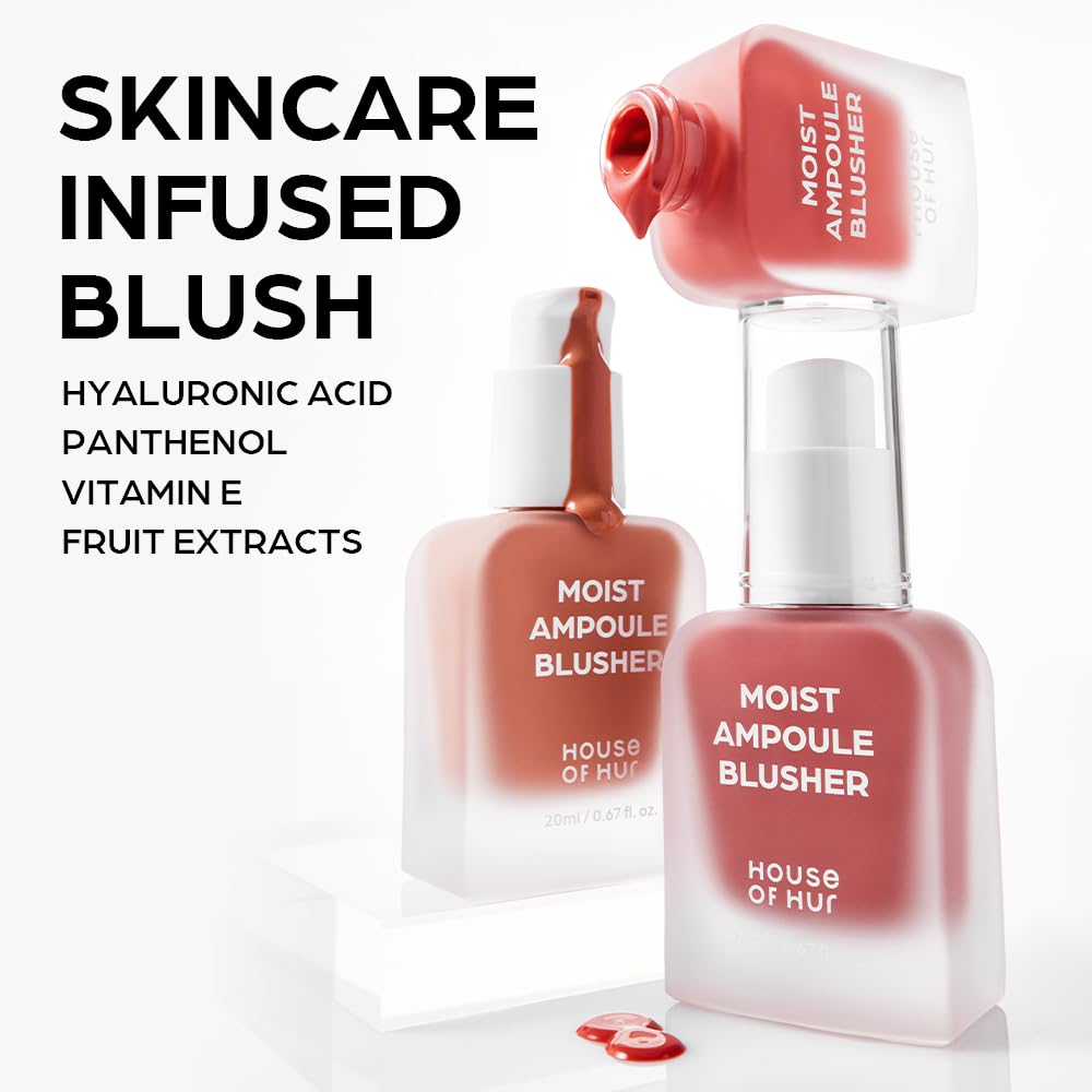 House of Hur size comparison next to lipstick showing compact 0.33 fl oz portability