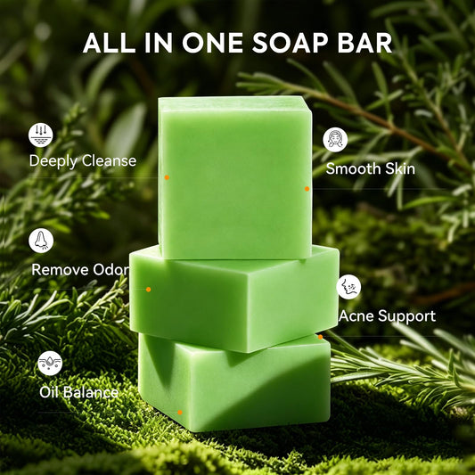 House of Nutrition close-up of soap texture highlighting gentle, natural feel