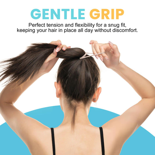 HOYOLS seamless microfiber texture close-up prevents snagging and protects strands