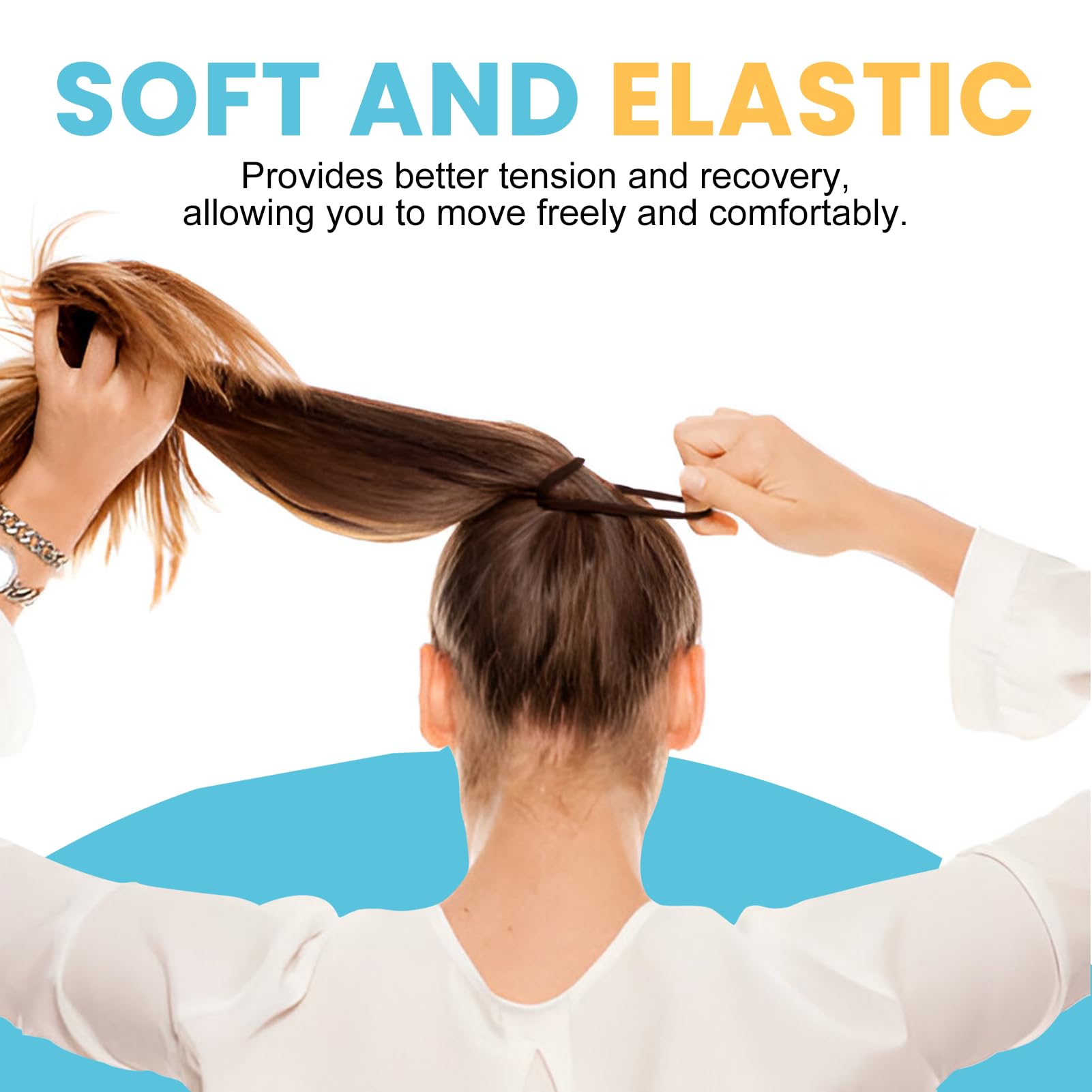 HOYOLS microfiber texture close-up preventing snagging and protecting hair