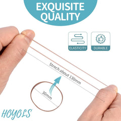 HOYOLS close-up of smooth TPU texture protecting hair from snags