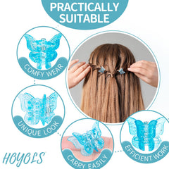 HOYOLS jaw clasp detail showing smooth edges and secure gentle hold on hair