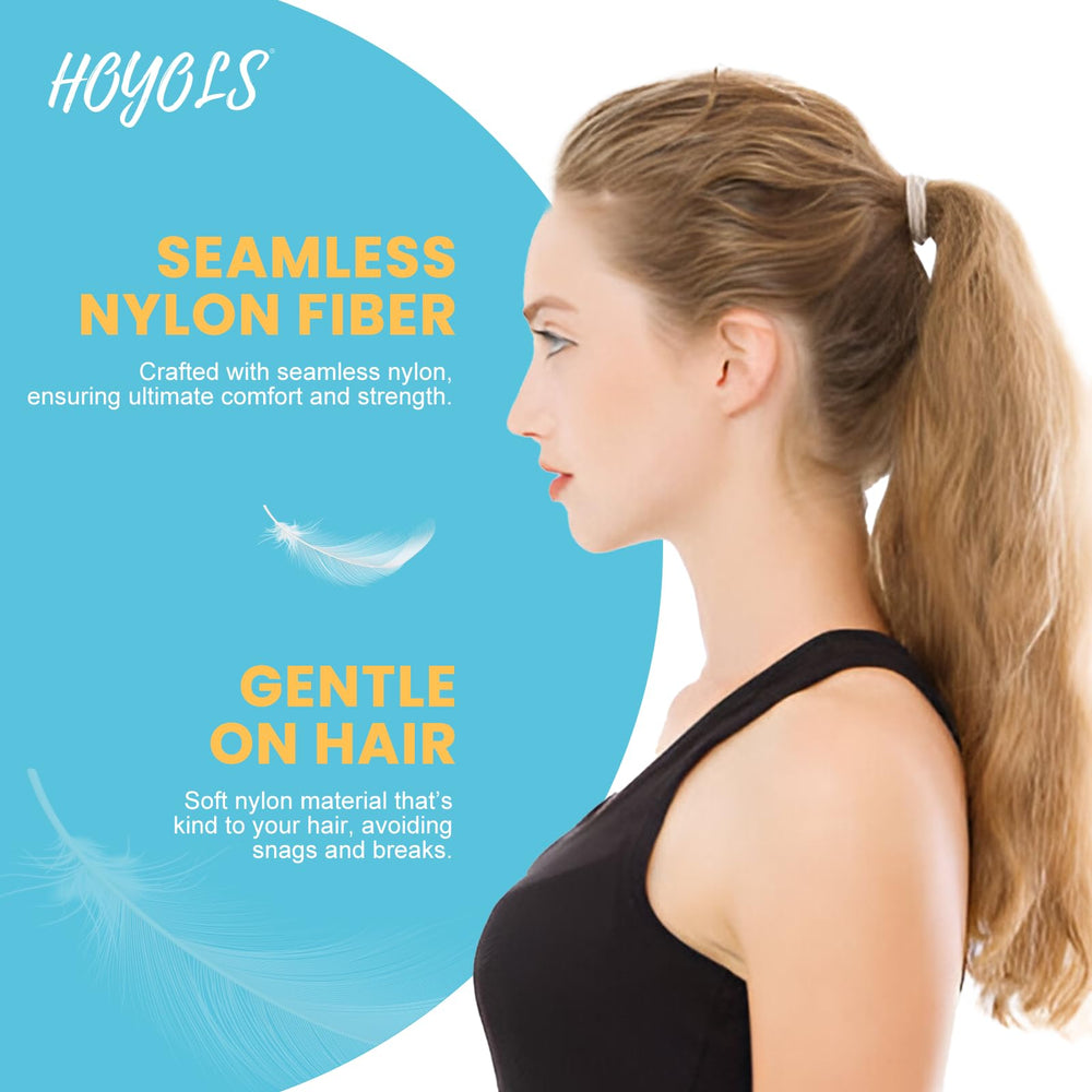 HOYOLS elastic core stretched to show strong hold and long-lasting resilience