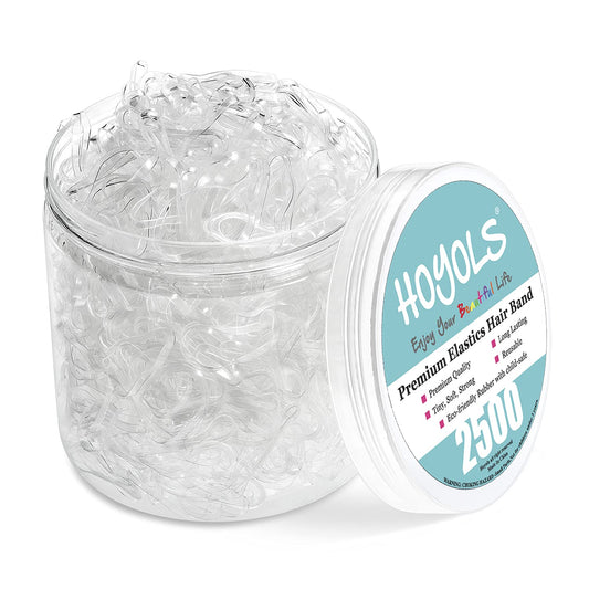 HOYOLS front packaging showing 2500 clear bands and value pack benefit