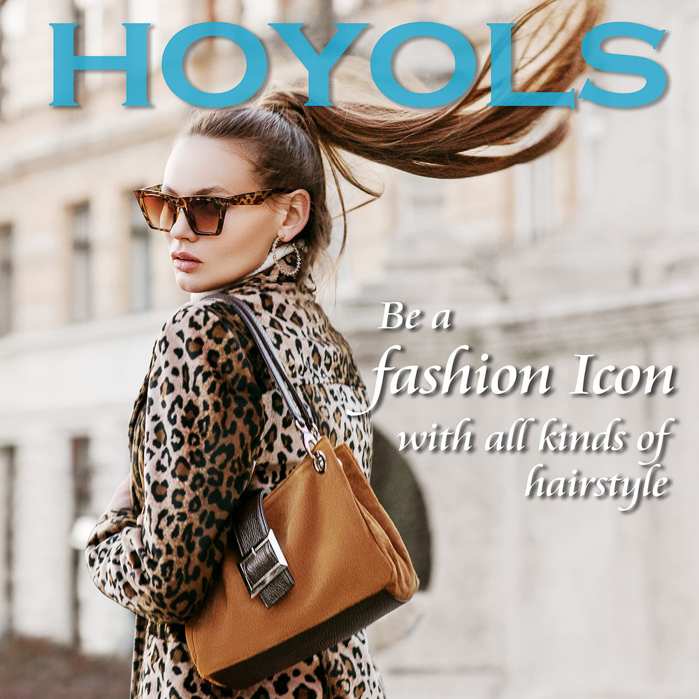 HOYOLS hair ties beside gym bag illustrating on-the-go styling and reliability