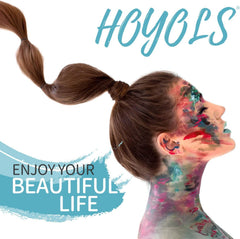 HOYOLS bands in gym bag ready for quick styles and reliable hold