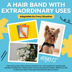 HOYOLS kids braids styled with clear bands showing tidy, low-profile look