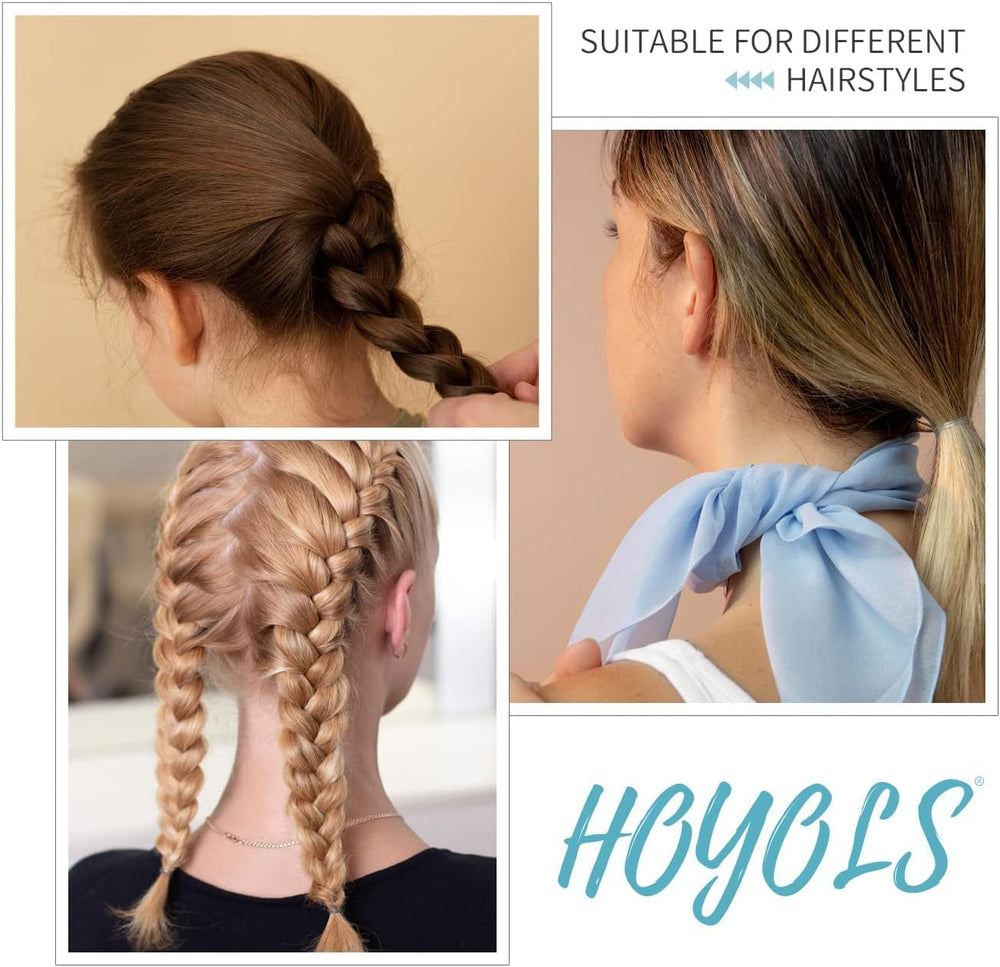 HOYOLS brown band securing a clean ponytail with discreet hold