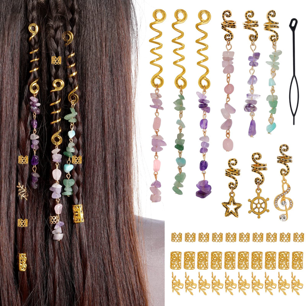hoyuwak close-up of natural crystal pendants highlighting sparkle and color accents