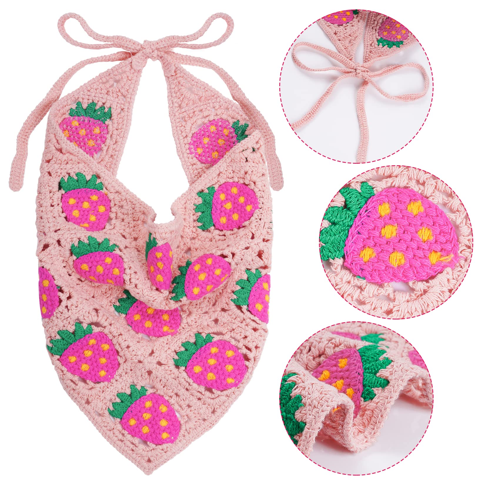 hoyuwak detailed strawberry pattern close-up showing aesthetic charm benefit