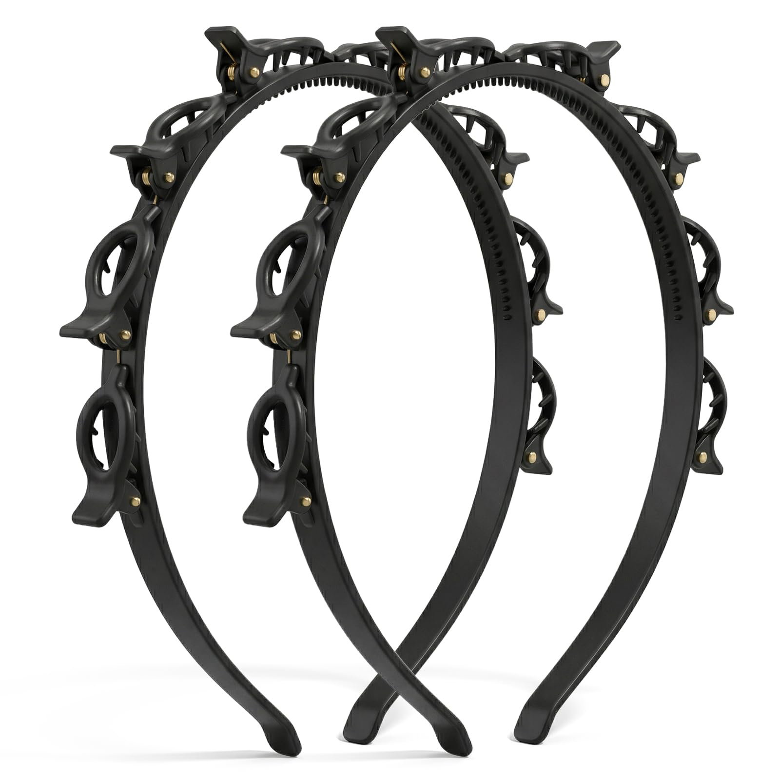 Hpmjz front view of packaged headbands showing two-piece set and convenience