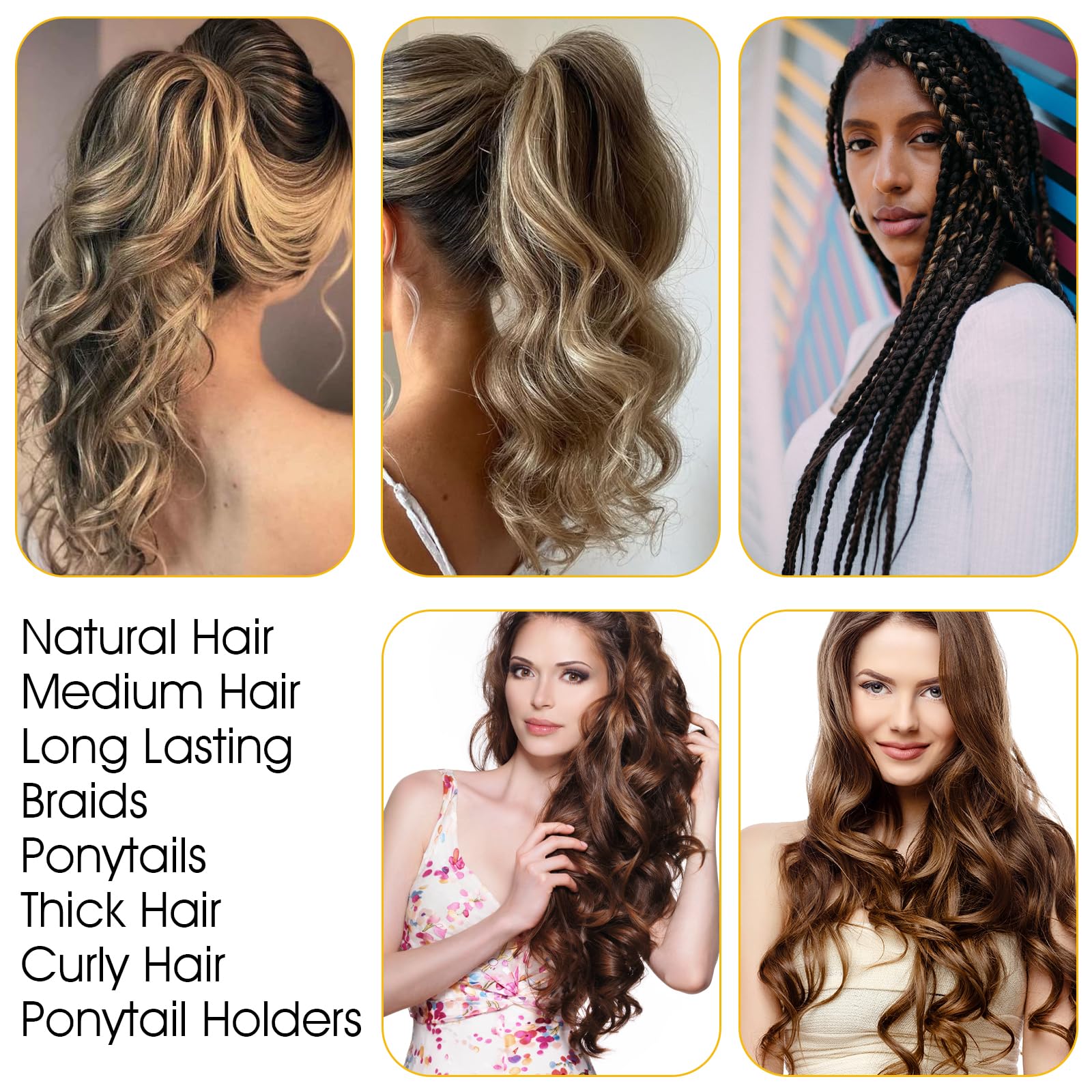 Hpmjz securing thick loc ponytail showing dependable grip for heavy styles