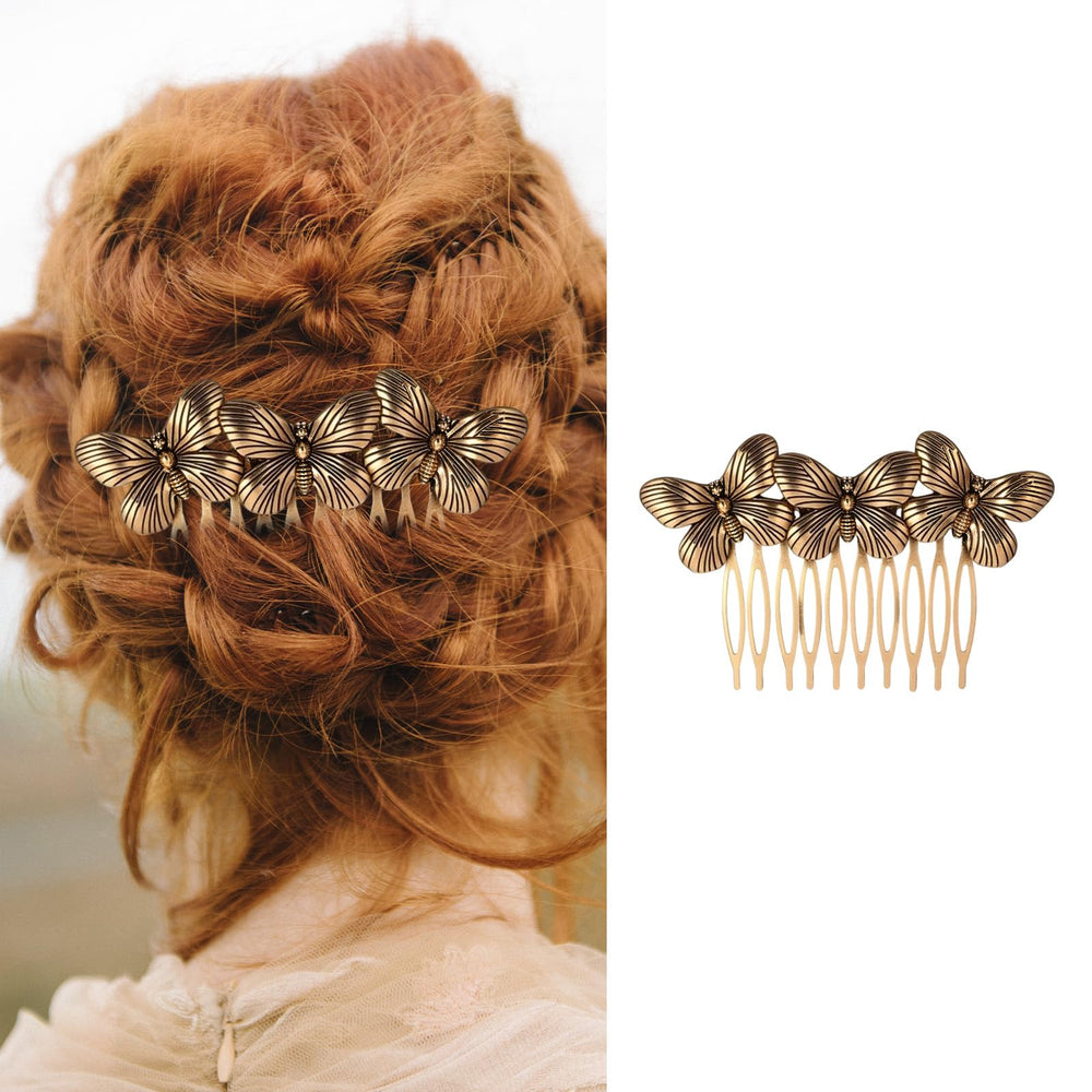 Hpmjz six combs laid flat showing different shapes and mix-and-match versatility