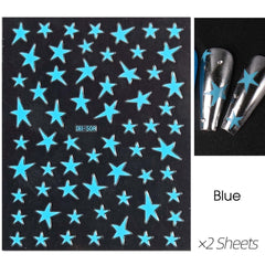 HPYFOI tweezers placing a star sticker for precise, mess-free application