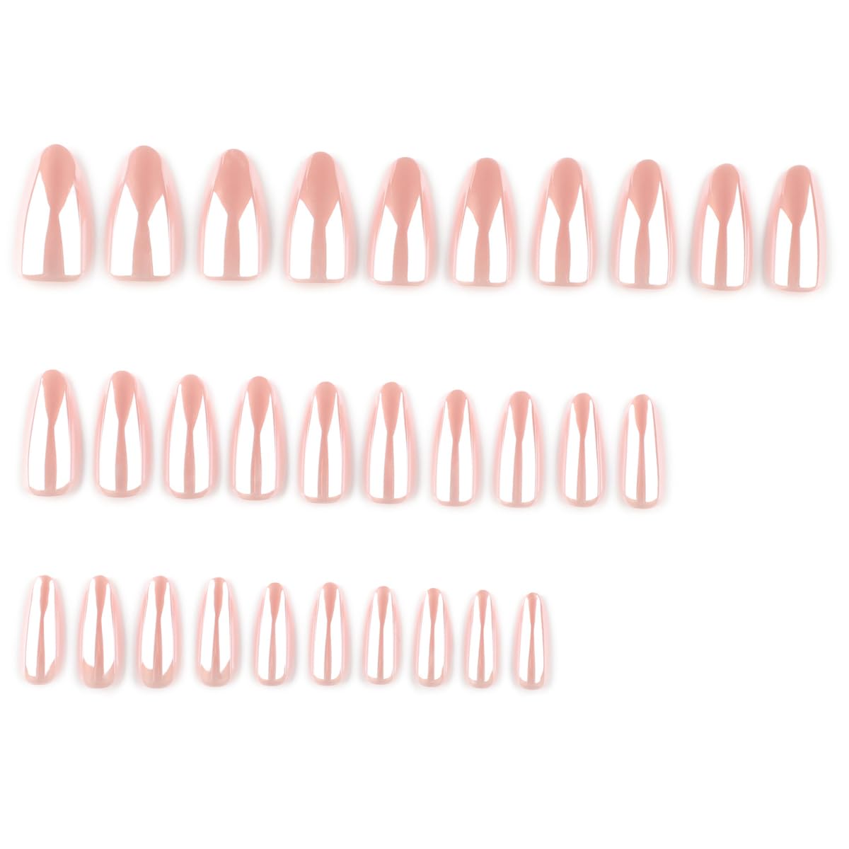 HPYFOI close-up shows almond shape and surface texture for natural fit benefit