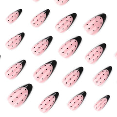 HPYFOI close-up of polka dot and floral detail showing smooth finish and stylish look benefit
