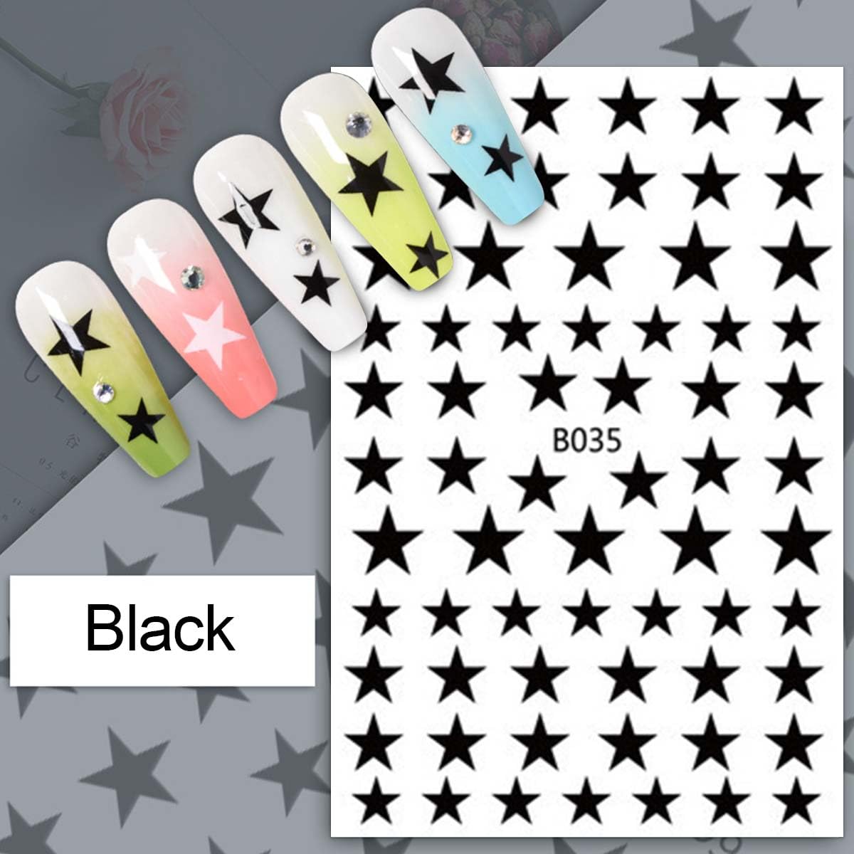 HPYFOI laid-out sheets showing eight vibrant colors for mix-and-match designs