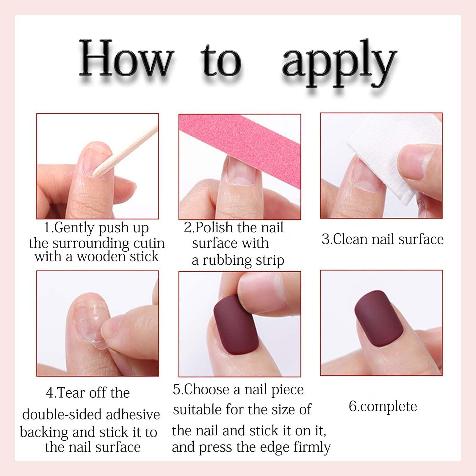 HPYFOI detail of nail edge and curvature for accurate fit and comfortable wear
