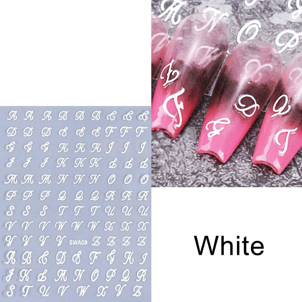 HPYFOI finished manicure lifestyle showing letters adding personalized flair