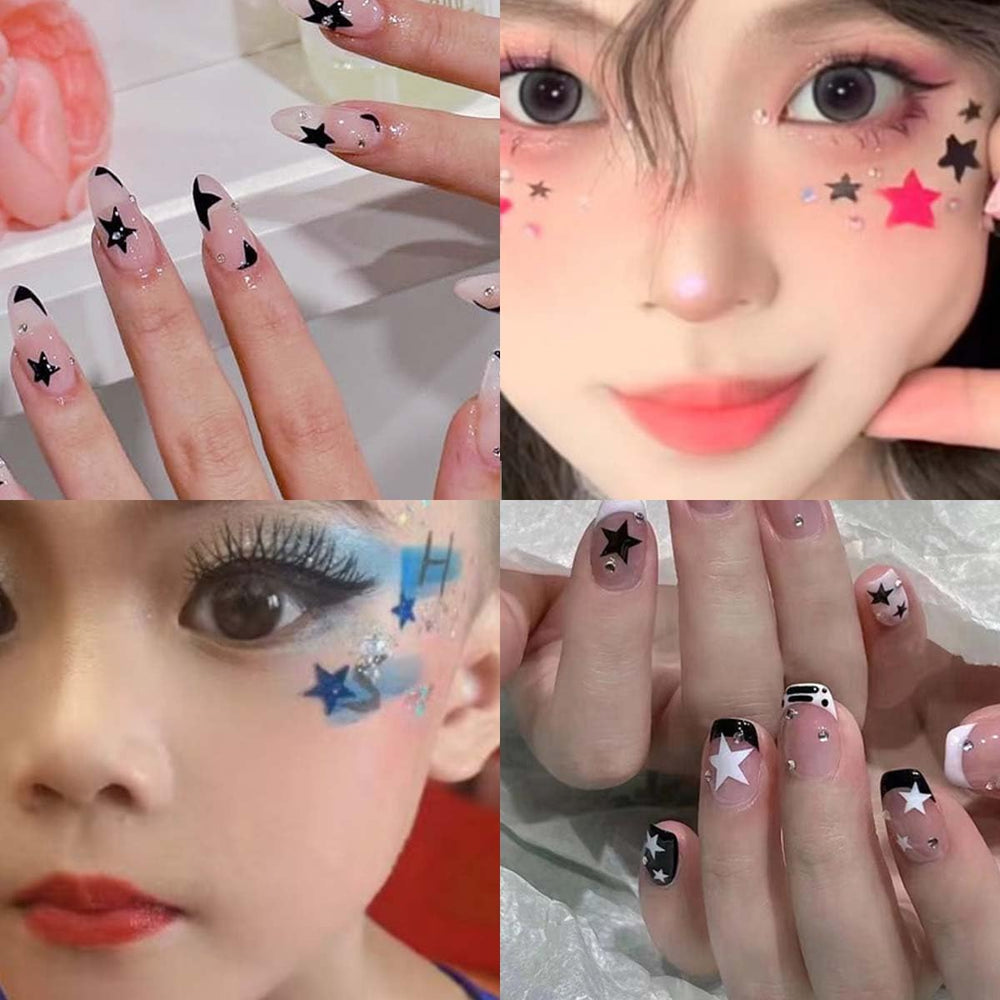 HPYFOI lifestyle display with Independence Day nails showing festive styling
