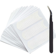 HPYFOI front packaging showing full 24-sheet kit and included tweezers for convenience
