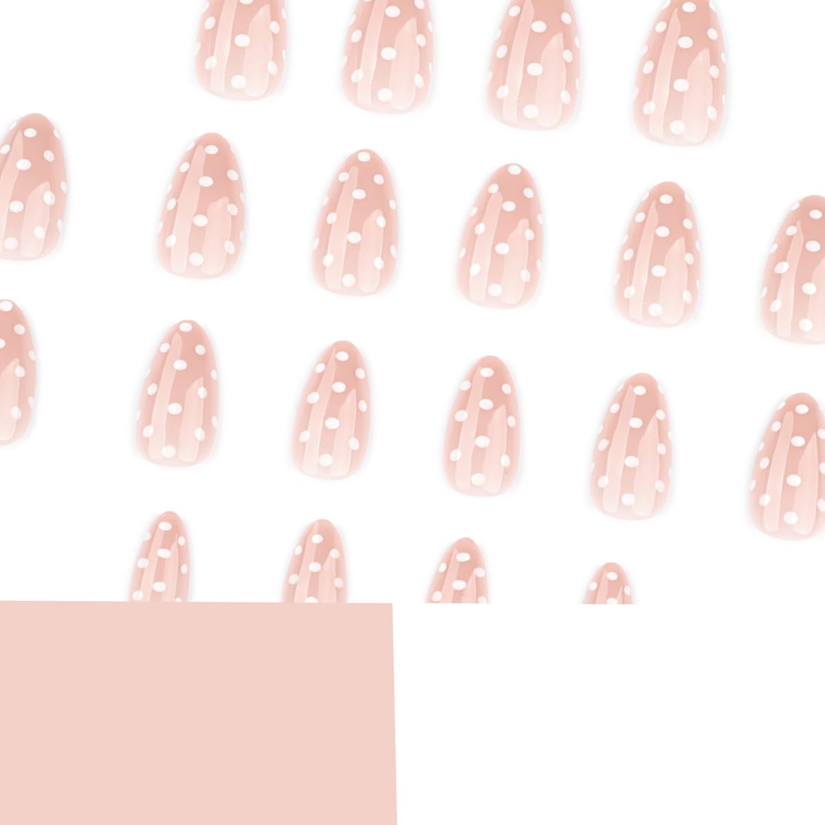 HPYFOI hand showing short almond nails for scale and everyday comfortable wear