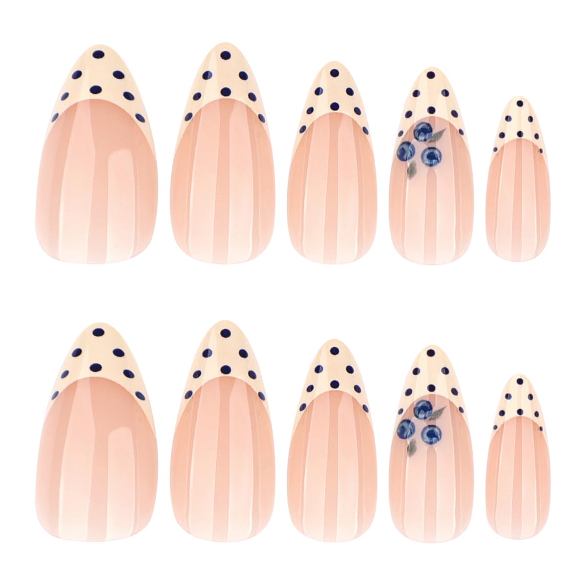 HPYFOI nails held in hand showing scale and easy-to-trim length for personalized fit
