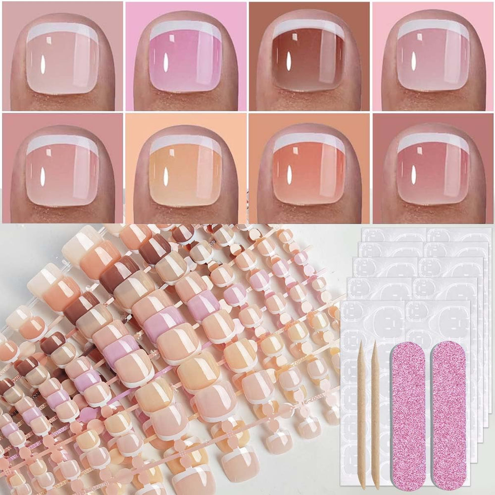 HPYFOI array of nail sizes laid out for perfect toe matching