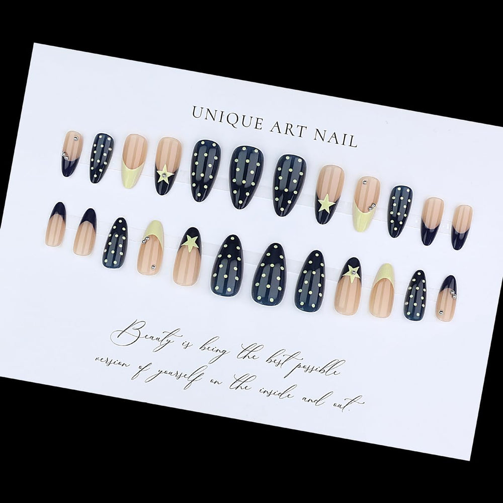 HPYFOI applied nails on hands showcasing wearable look for events