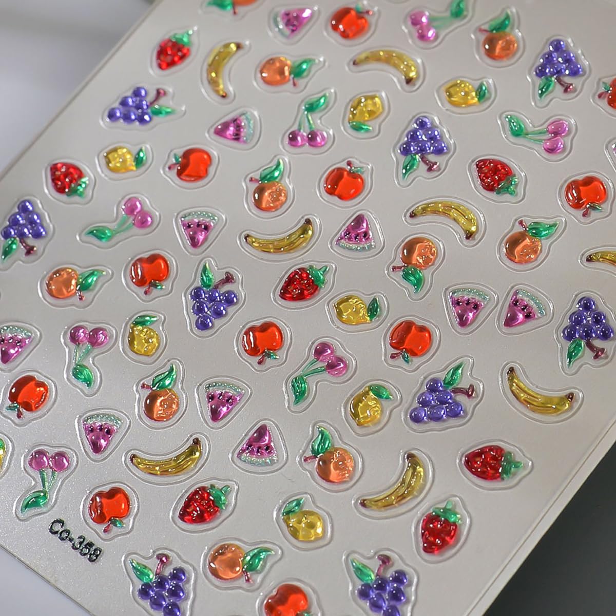 HPYFOI sticker sheet with tweezers illustrating easy precise placement