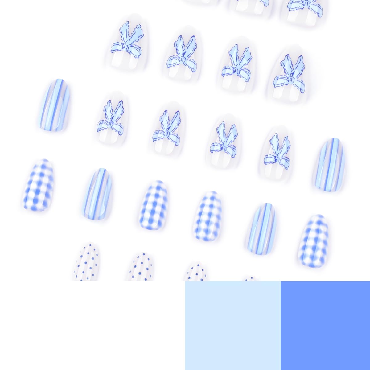 HPYFOI nails in use application scene demonstrating easy quick-apply benefit