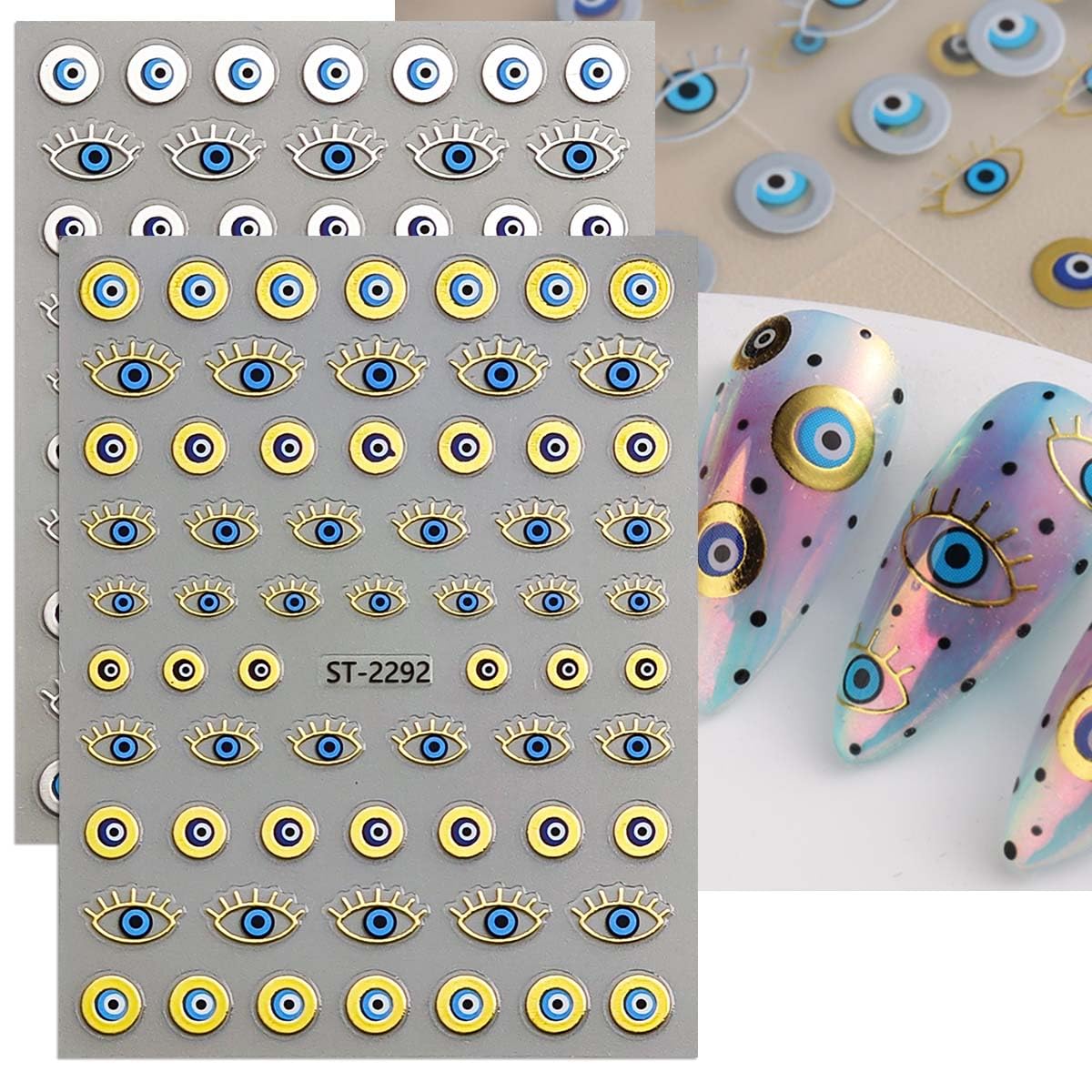 HPYFOI sheet detail with snake and eye motifs offering versatile design options