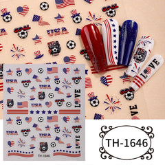 HPYFOI sheet detail with soccer balls and national flags for instant fan style