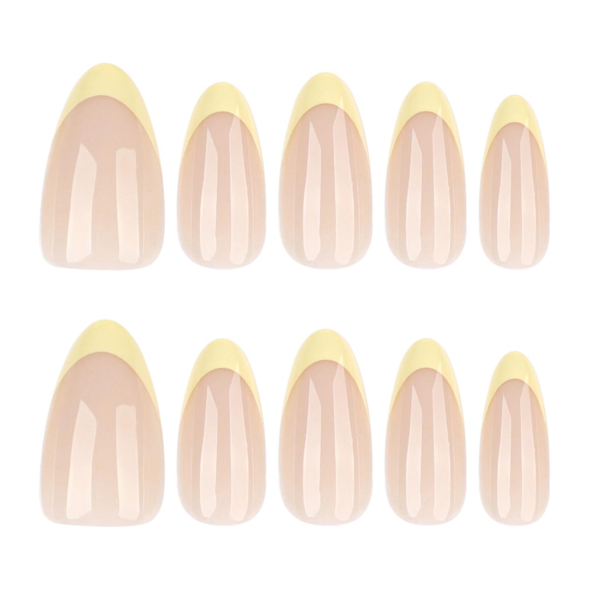 HPYFOI size comparison on natural nail demonstrating how fit improves appearance