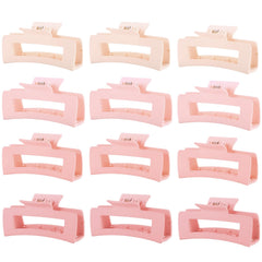HQ-SITE front packaging showing 12 pink matte clips and gift box benefit durable presentation