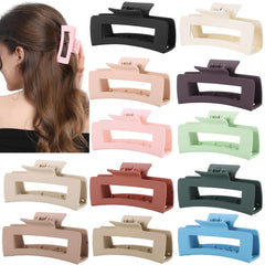 HQ-SITE front view of neutral claw clips showing matte finish and shape for everyday wear