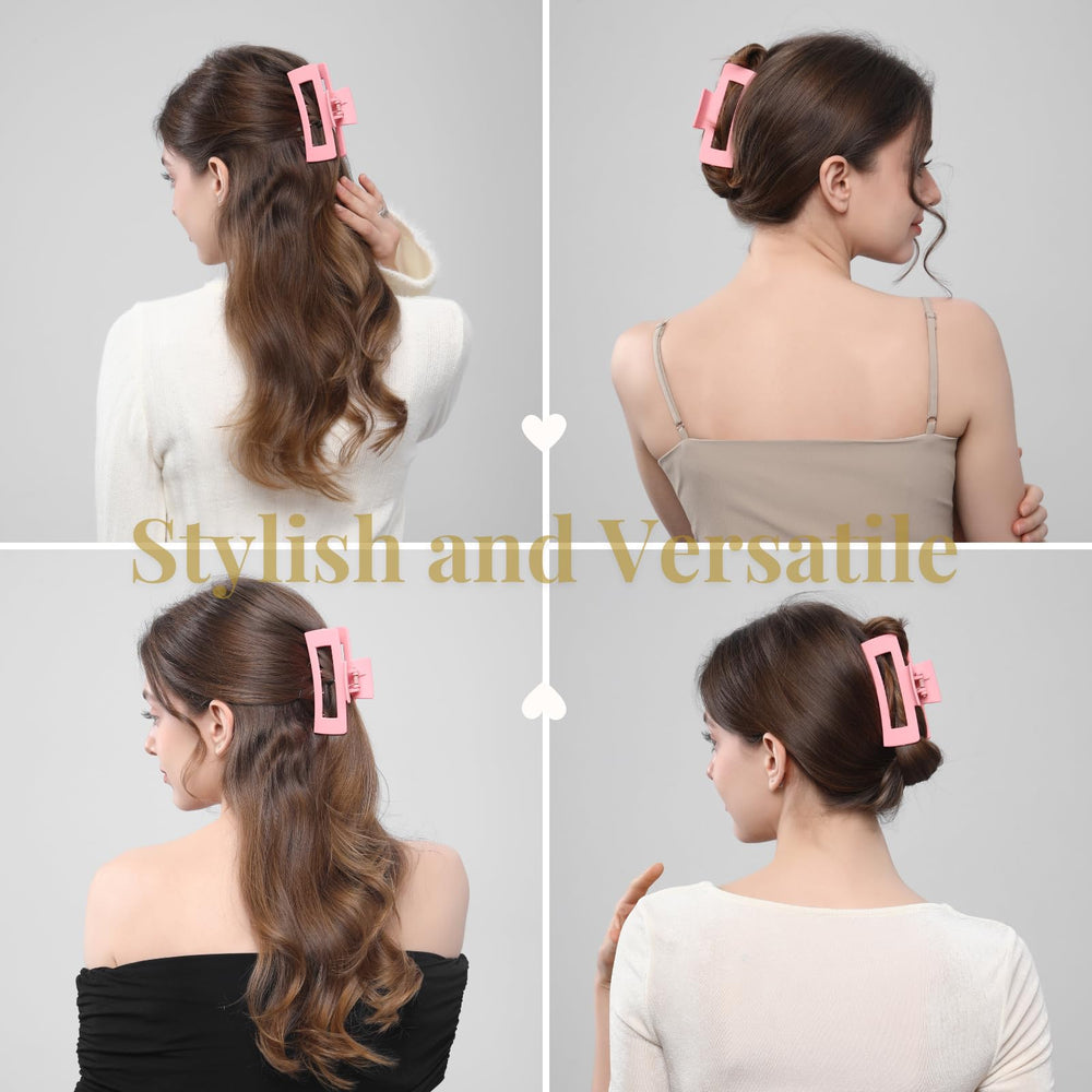 HQ-SITE two clips in half-up style demonstrating balanced secure styling benefit