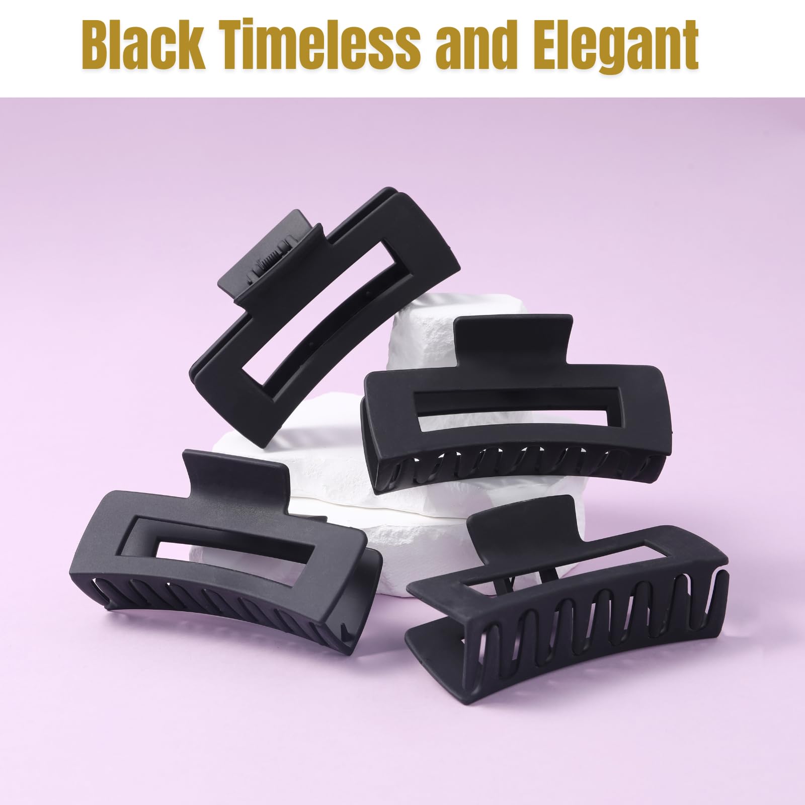 HQ-SITE clip securing an elegant updo with comfortable hold benefit