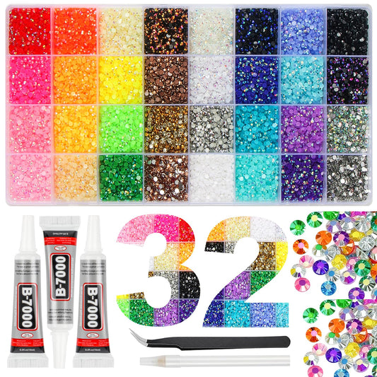 HRLbrc front packaging showing 32-color set and included tools for easy crafting