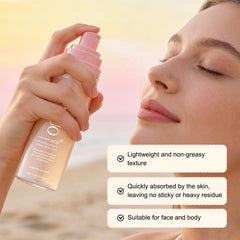 HRTTUO lightweight texture on skin showing fast absorption