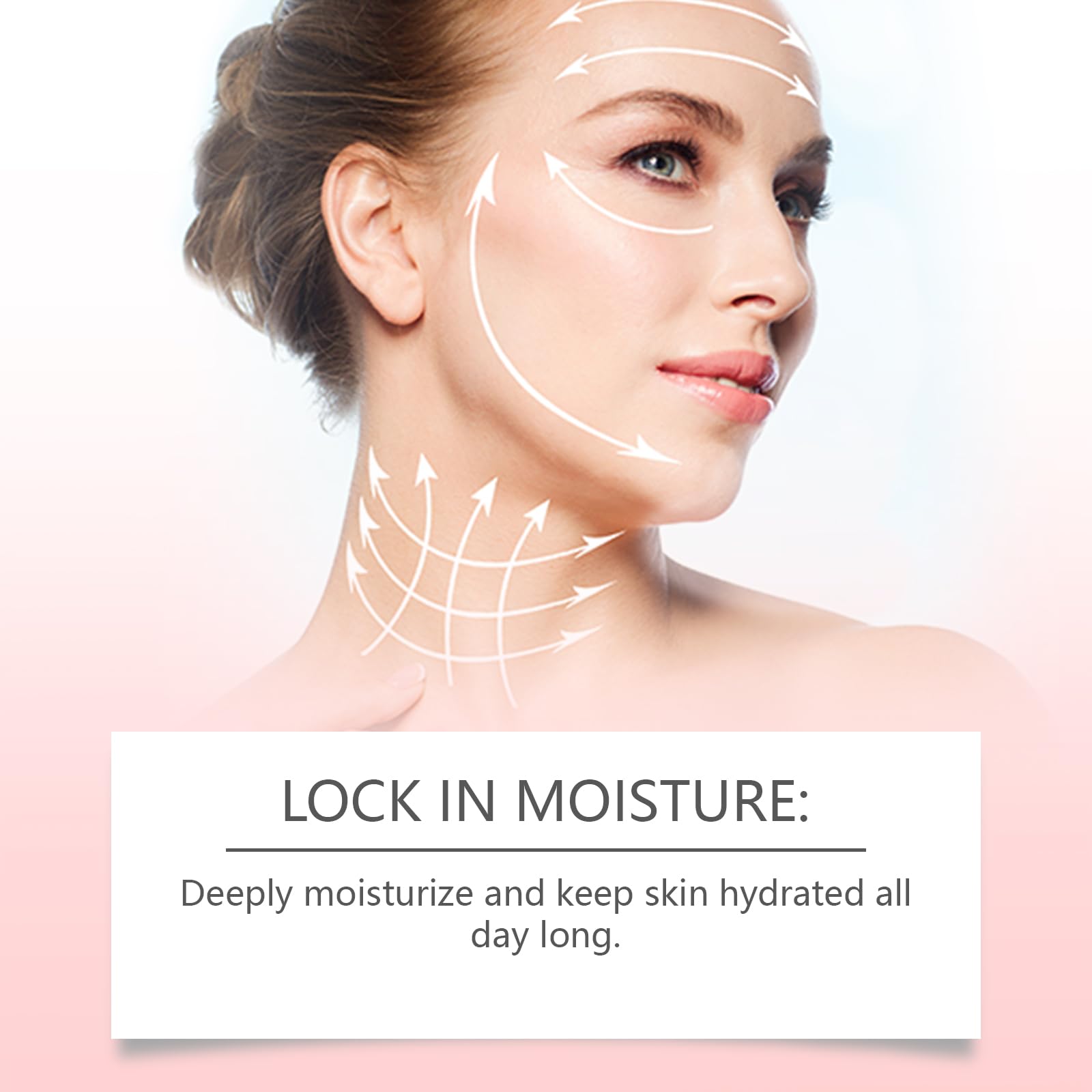 hsdtas Finones application on neck and chest illustrating even coverage and smooth finish
