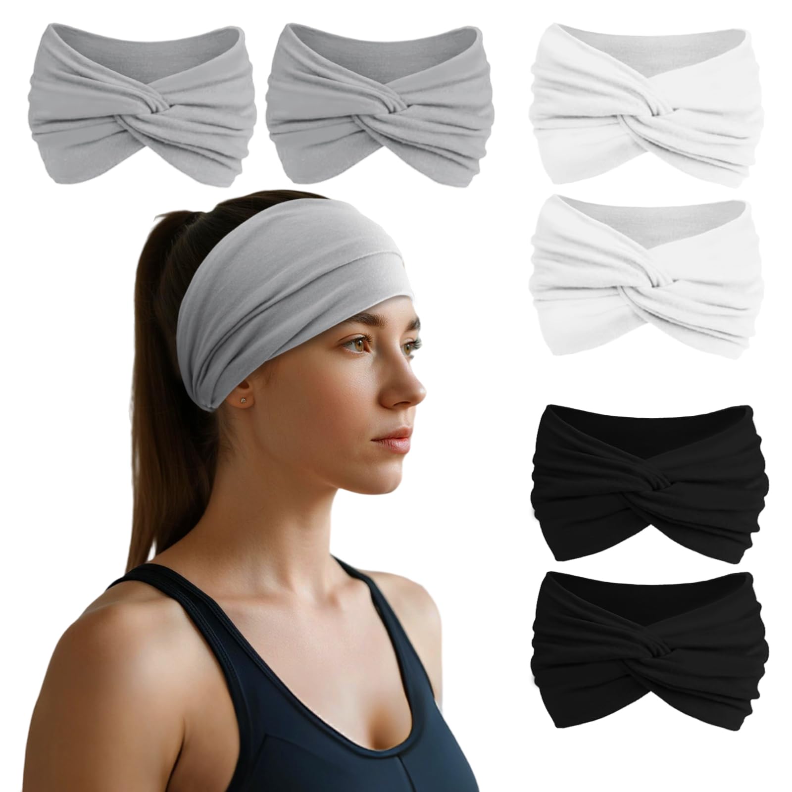 HSEM headbands front pack view showing six neutral bands and practical benefit