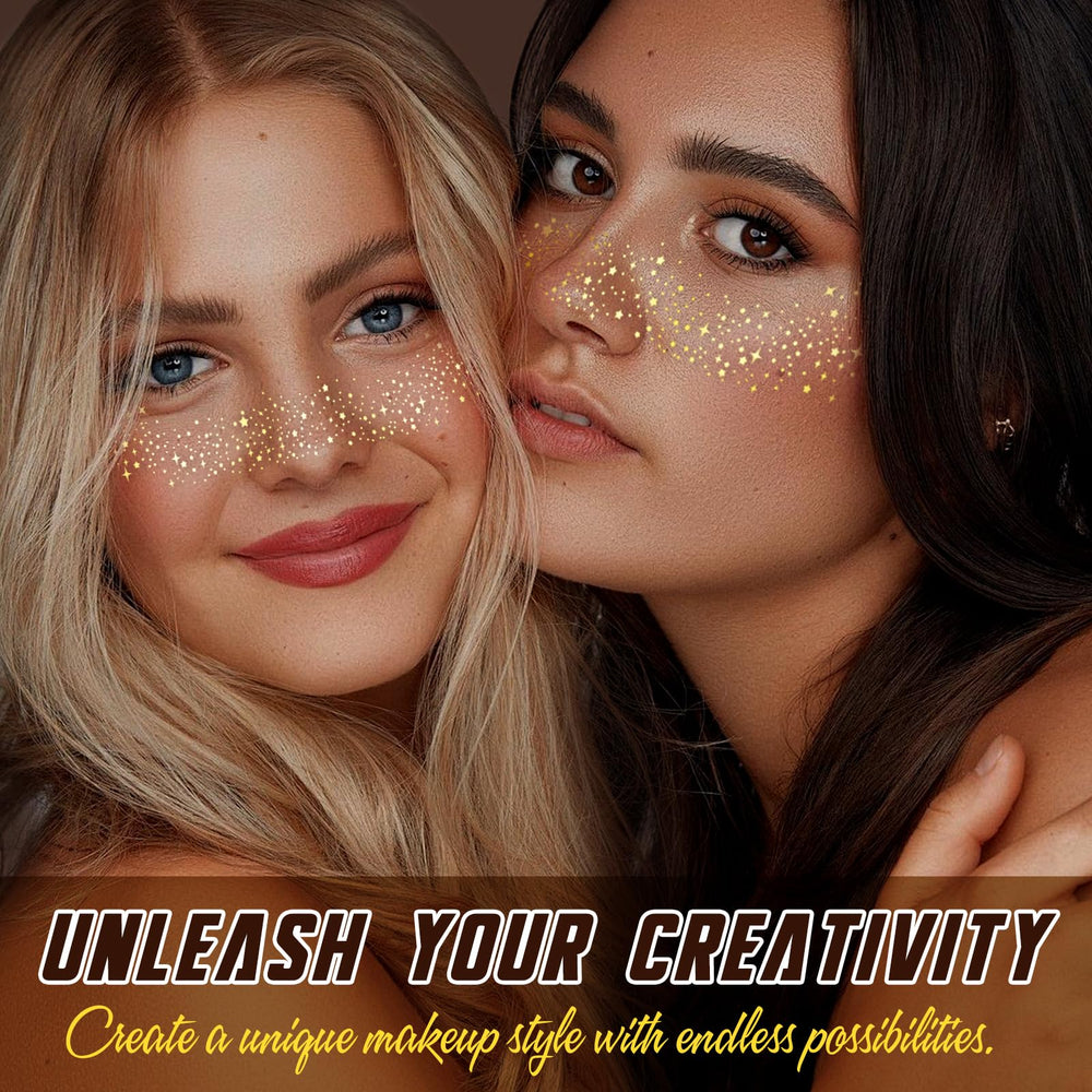 HSEM close-up of the gold gem sheet highlighting texture and sparkle for precise placement