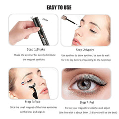HSKIE eyeliner tubes next to coin for size comparison and convenient travel-ready benefit